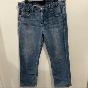 PAIGE Men's Relaxed Jeans in Medium Blue Wash